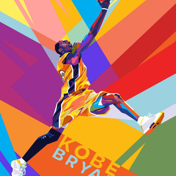 Young Kobe Bryant Pop Art