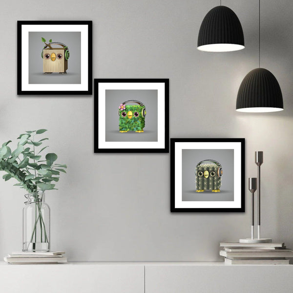 Shrub, Tree and Cactus (Set of 3)