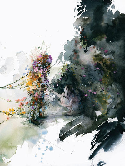 Big Sister showing Little Sister how to express herself