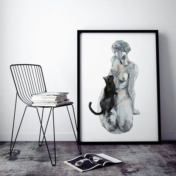 The Cat and The Statue