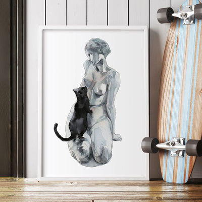 The Cat and The Statue