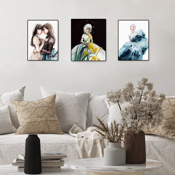 "Agnes Cecile 1 " Series Set of 3