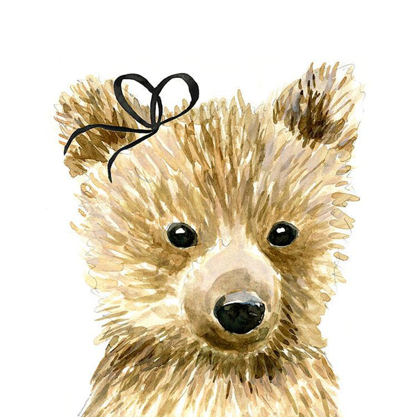Baby Bear with Bow