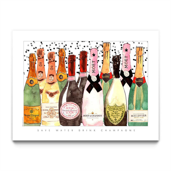 Save Water Drink Champagne