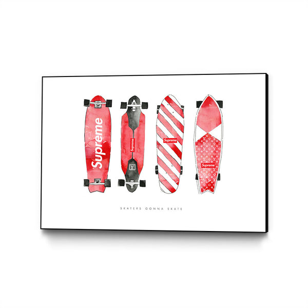Skaters Gonna Skate Supreme Red