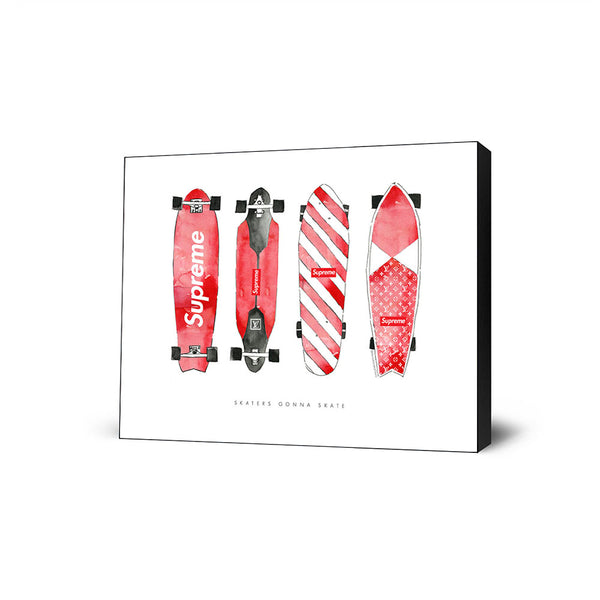 Skaters Gonna Skate Supreme Red