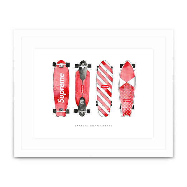 Skaters Gonna Skate Supreme Red