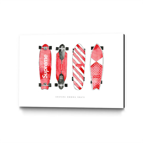 Skaters Gonna Skate Supreme Red