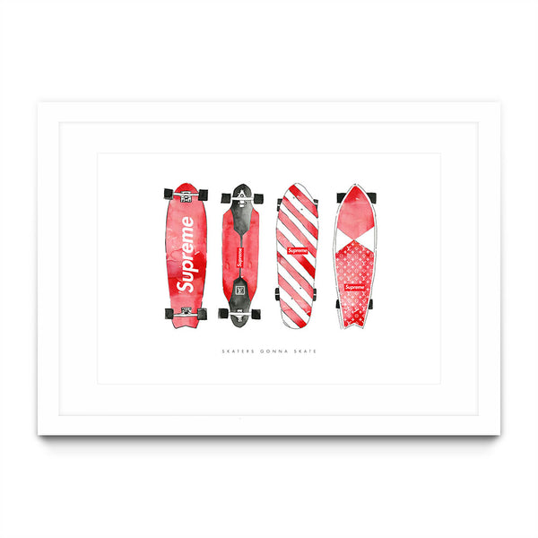 Skaters Gonna Skate Supreme Red