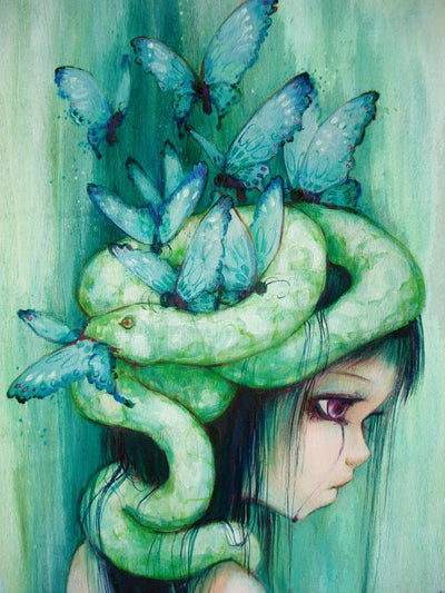 The Purple Tear Girl