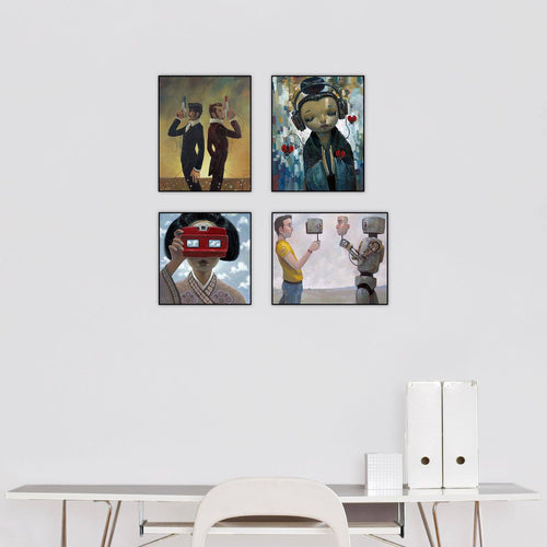 "Aaron Jasinski 3" Series Set of 4