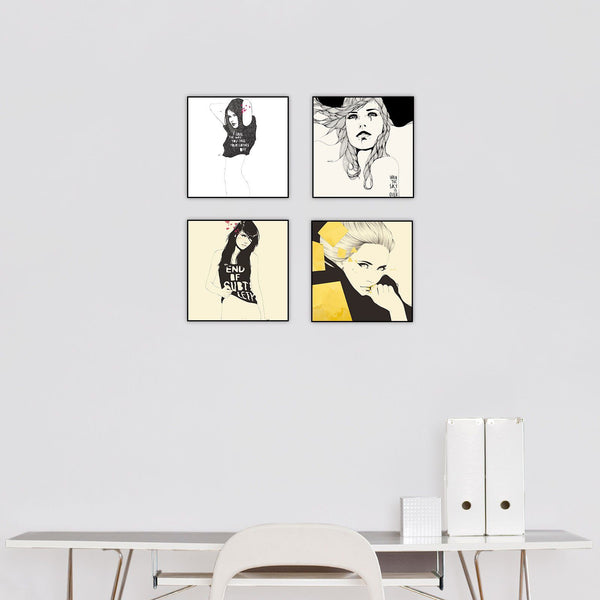 "Manuel Rebollo 3" Series Set of 4