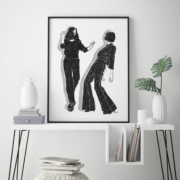 Dancing at Home B/W 3