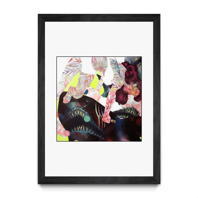 Girl and Three Sharks