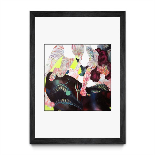 Girl and Three Sharks