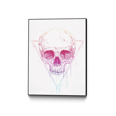 Skull in Triangle (mauve)