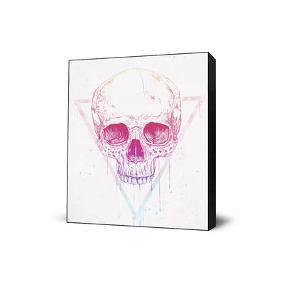 Skull in Triangle (mauve)