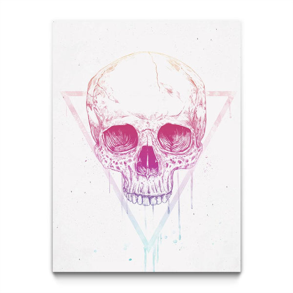 Skull in Triangle (mauve)