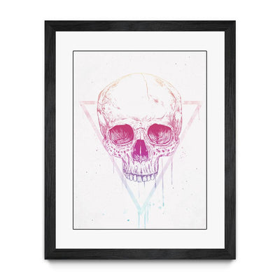 Skull in Triangle (mauve)
