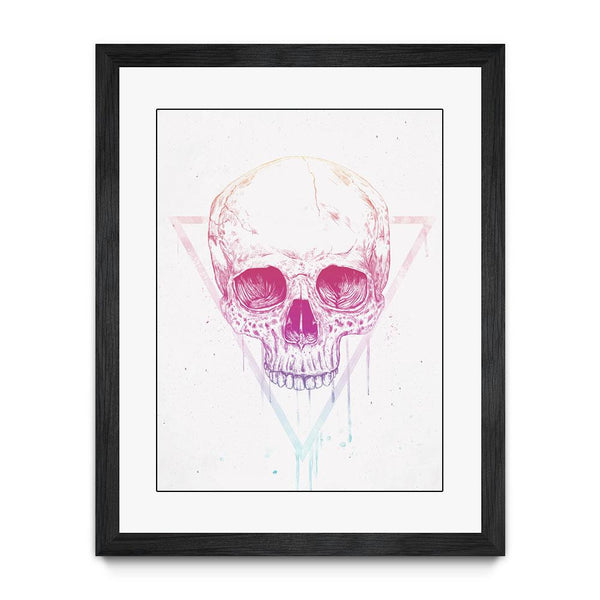 Skull in Triangle (mauve)