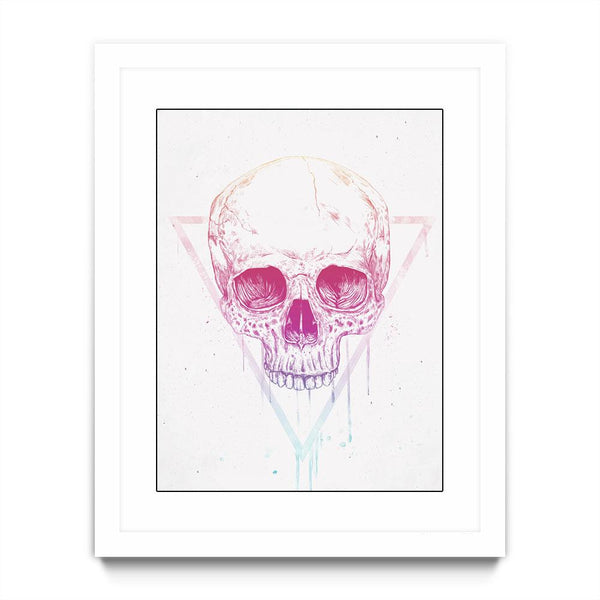 Skull in Triangle (mauve)