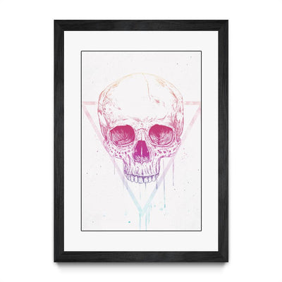 Skull in Triangle (mauve)