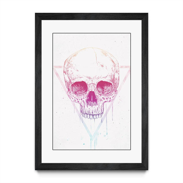 Skull in Triangle (mauve)