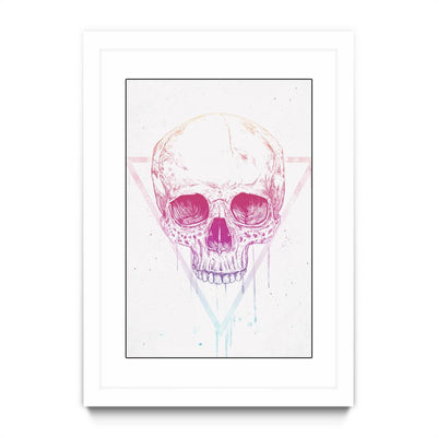 Skull in Triangle (mauve)