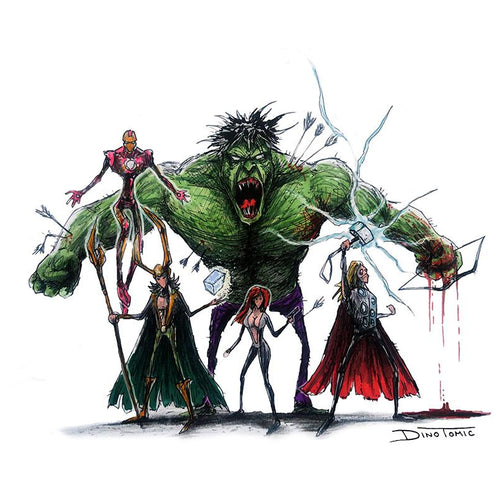 The Avengers Creepyfied