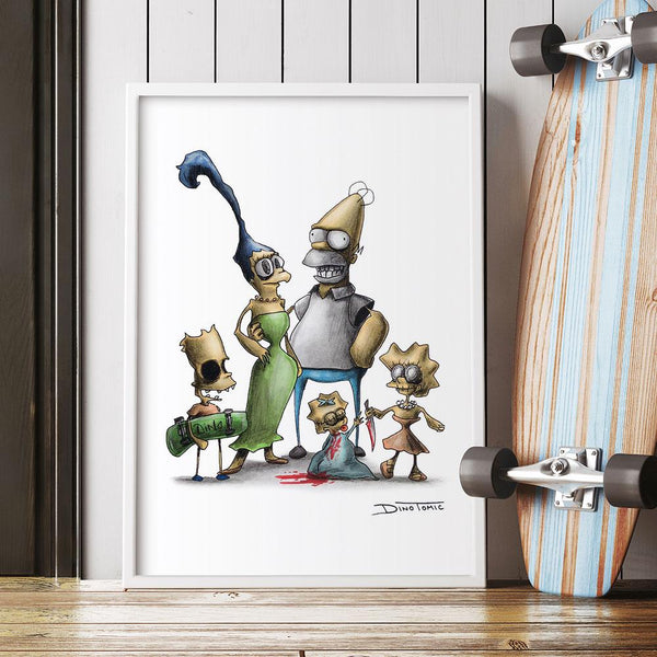 The Simpsons Creepyfied