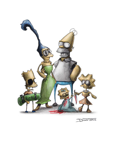 The Simpsons Creepyfied