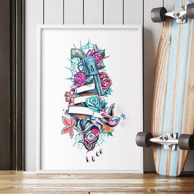 Left Hand Luck Tattoo