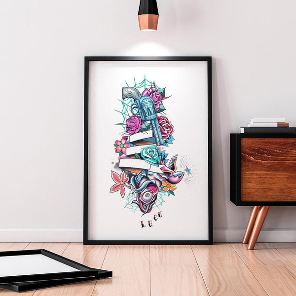 Left Hand Luck Tattoo