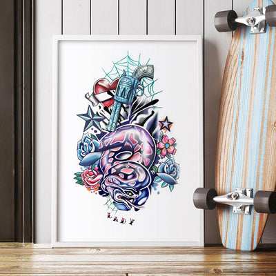 Right Hand "LADY" Tattoo