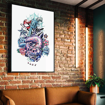 Right Hand "LADY" Tattoo