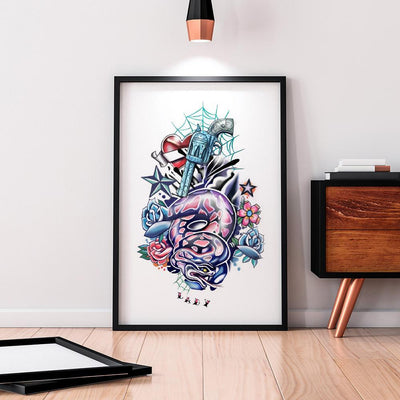 Right Hand "LADY" Tattoo