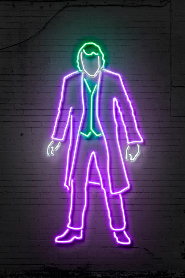 Joker neon by Octavian Mielu - Eyes On Walls