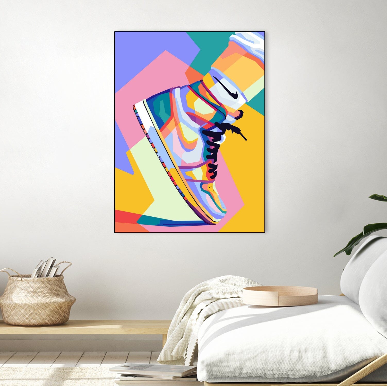Sneakers Wpap Pop Art by azlan xavier - Eyes On Walls Sneakers Wpap Pop Art by azlan xavier - Eyes On Walls