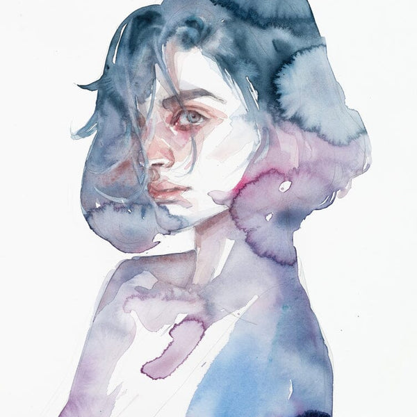 Purple Experiment by Agnes Cecile - Eyes On Walls