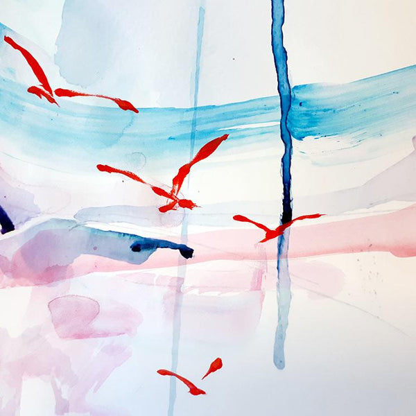 Loss - Hand Embellished Print