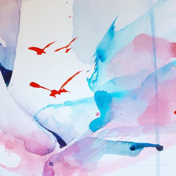 Loss - Hand Embellished Print