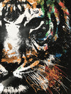 Eye of the Tiger PKAN - Hand Embellished Print