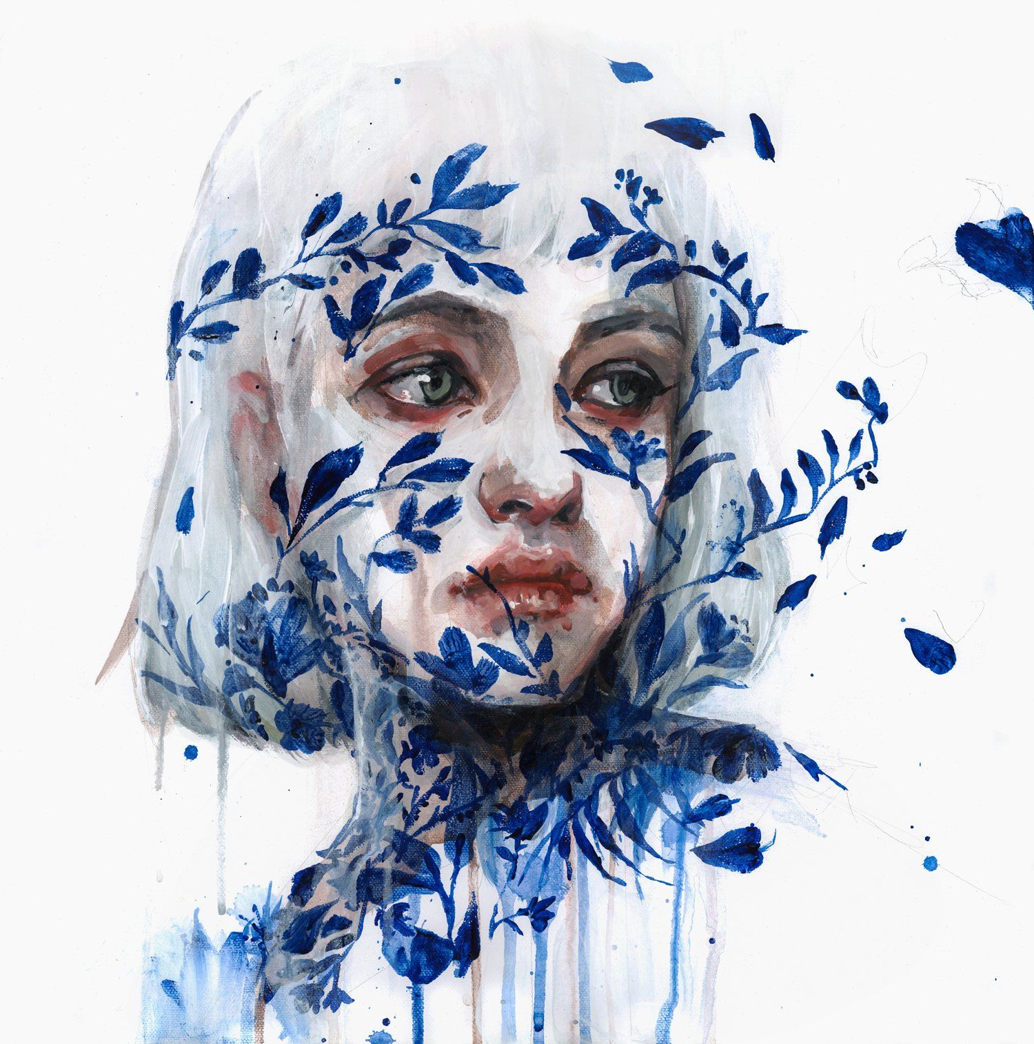 水彩画家 Agnes Cecile アグネス・セシル　未額装 プリント アート Porcelain by Agnes Cecile