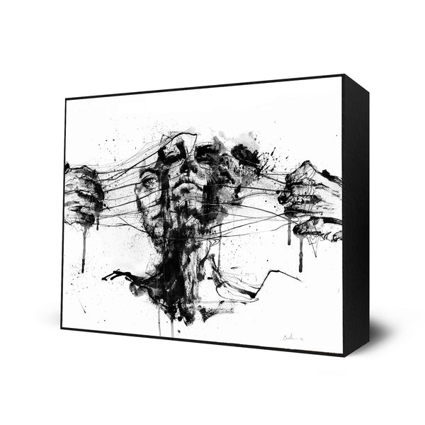 "Agnes Cecile Black & White" Series Set of 4