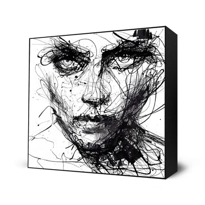 "Agnes Cecile Black & White" Series Set of 4