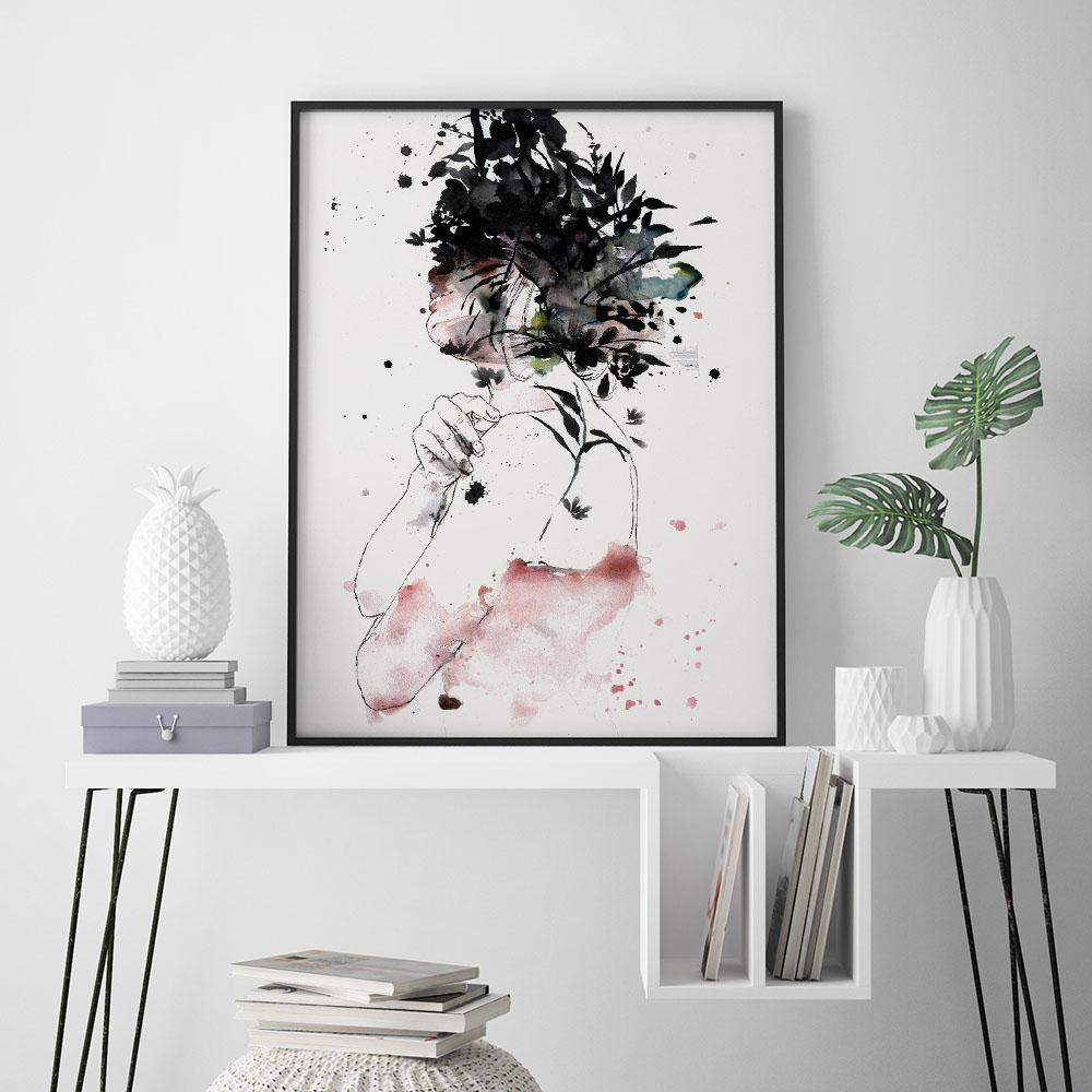 Thorns and Tenderness by Agnes Cecile - Eyes On Walls