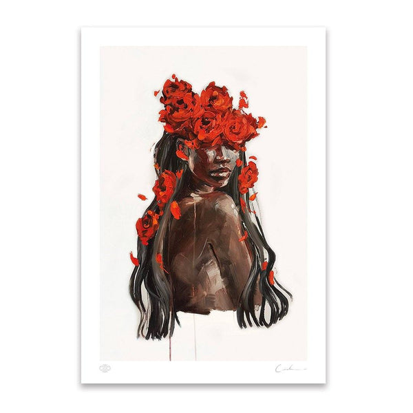 The Scent of Fire - Hand Embellished Print