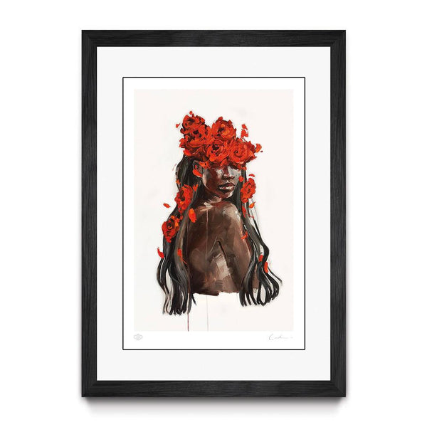 The Scent of Fire - Hand Embellished Print