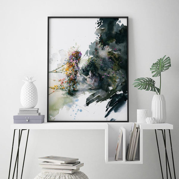 Big Sister showing Little Sister how to express herself