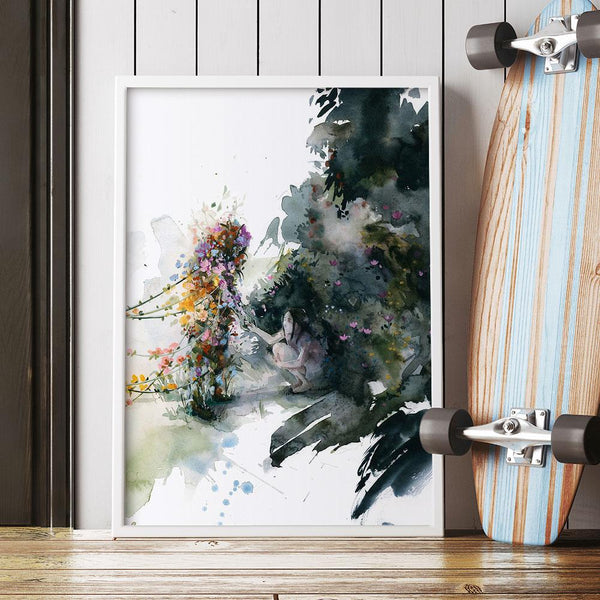 Big Sister showing Little Sister how to express herself